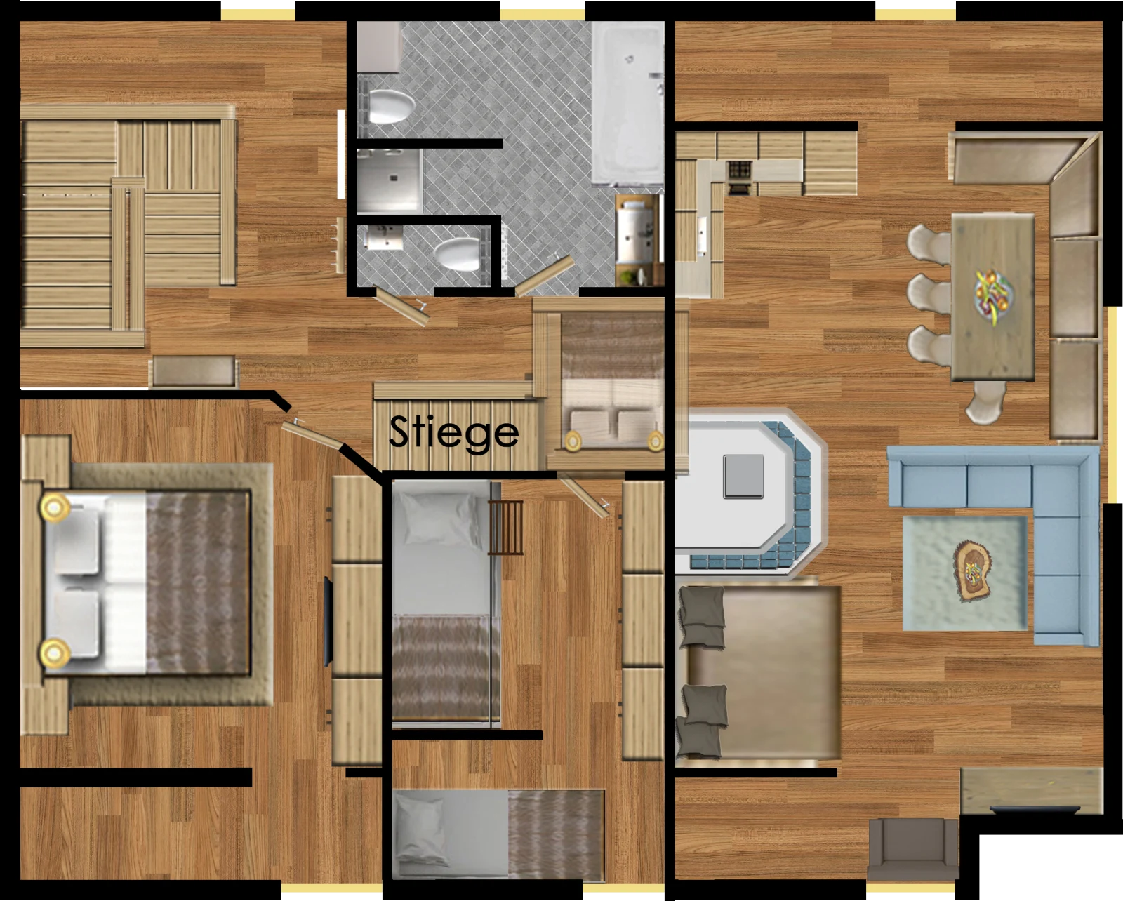Adlernest — Grundriss